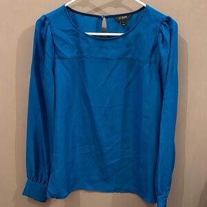 J. Crew Vibrant Blue Blouse
